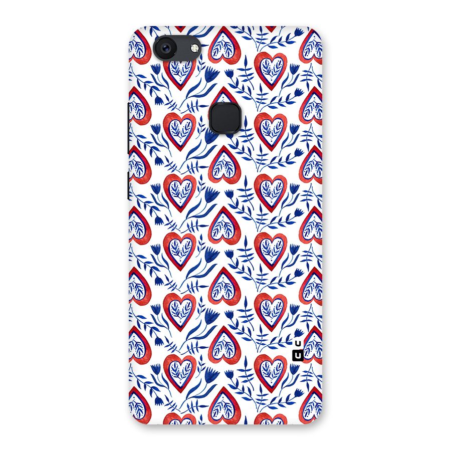 Wrapping Hearts Pattern Back Case for Vivo V7 Plus