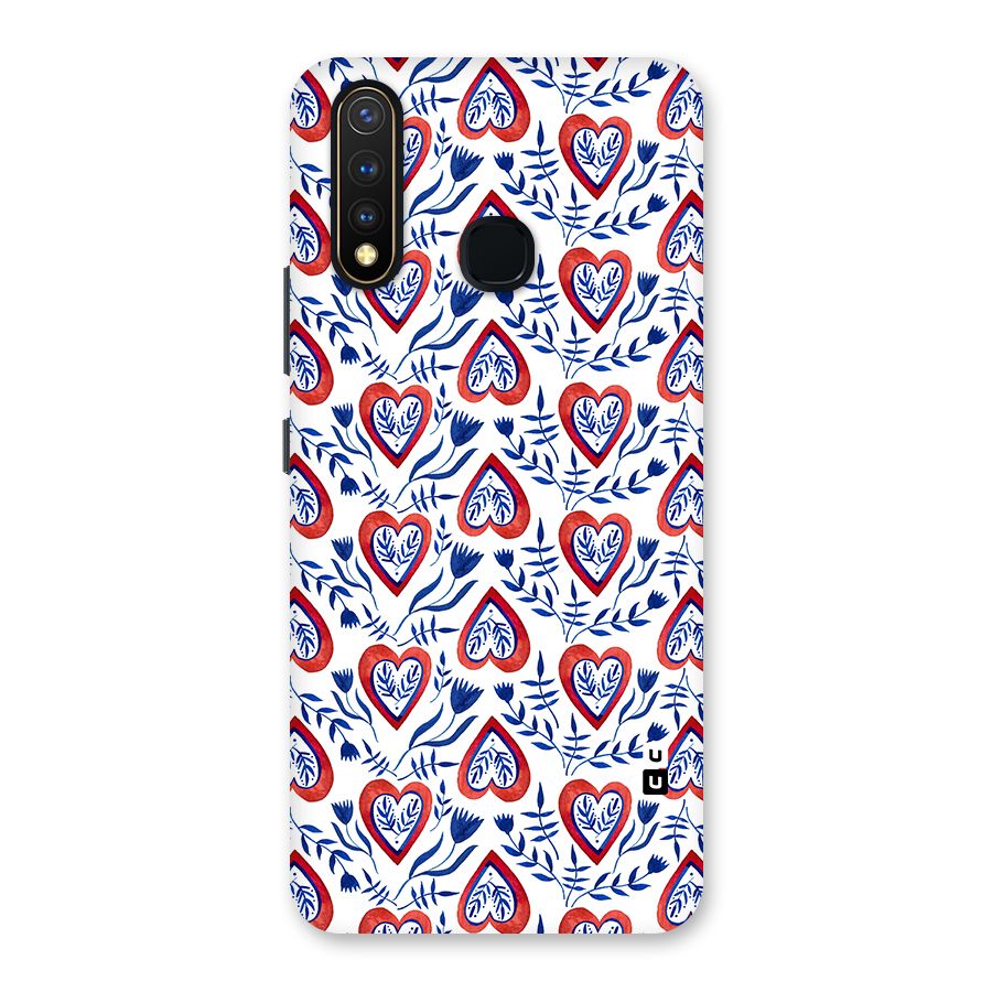 Wrapping Hearts Pattern Back Case for Vivo Y19