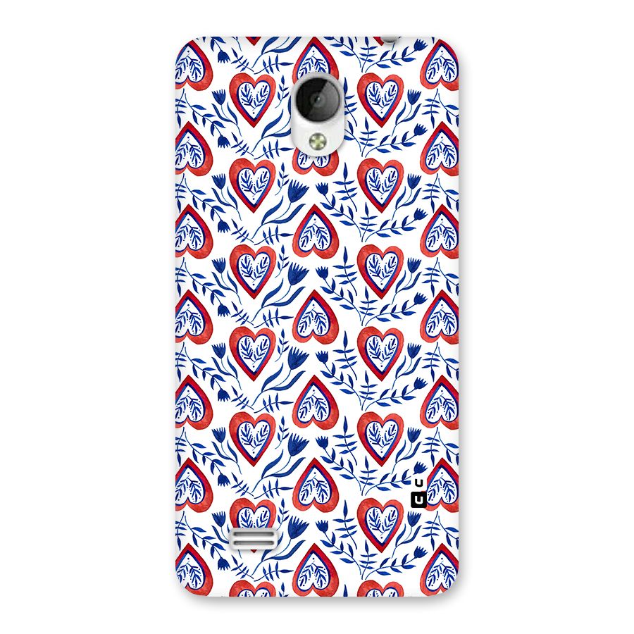 Wrapping Hearts Pattern Back Case for Vivo Y21