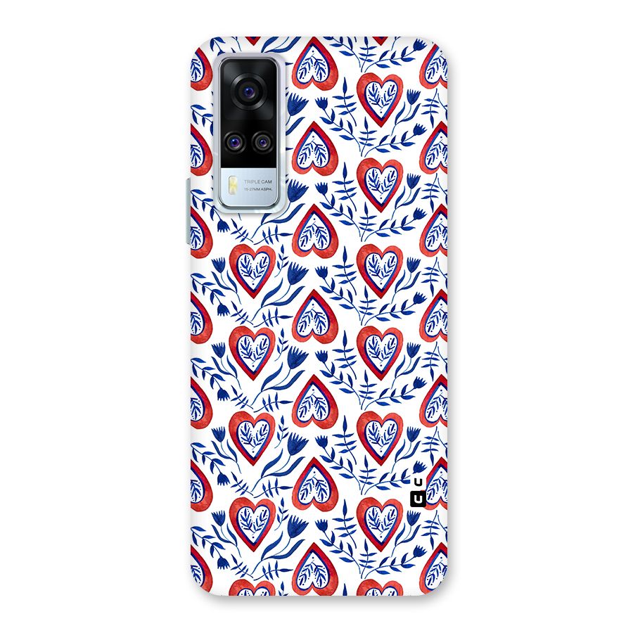Wrapping Hearts Pattern Back Case for Vivo Y51