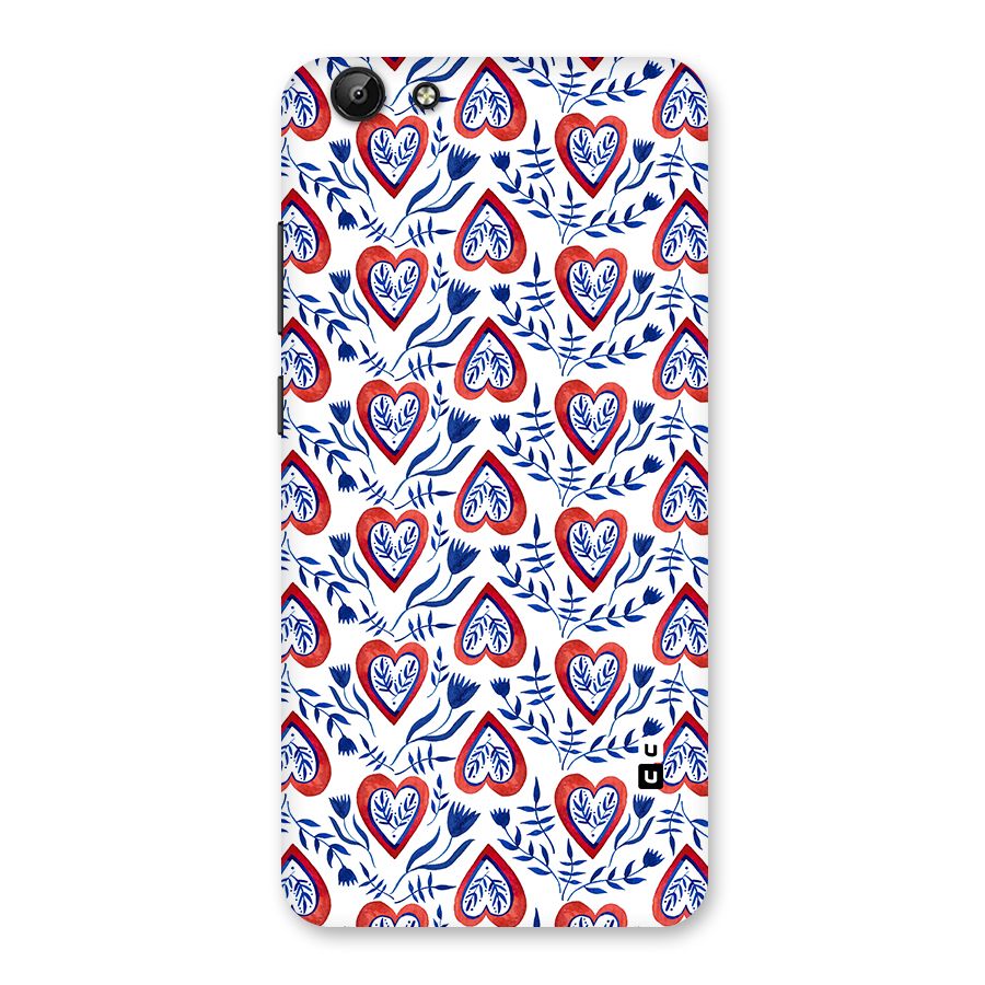 Wrapping Hearts Pattern Back Case for Vivo Y69
