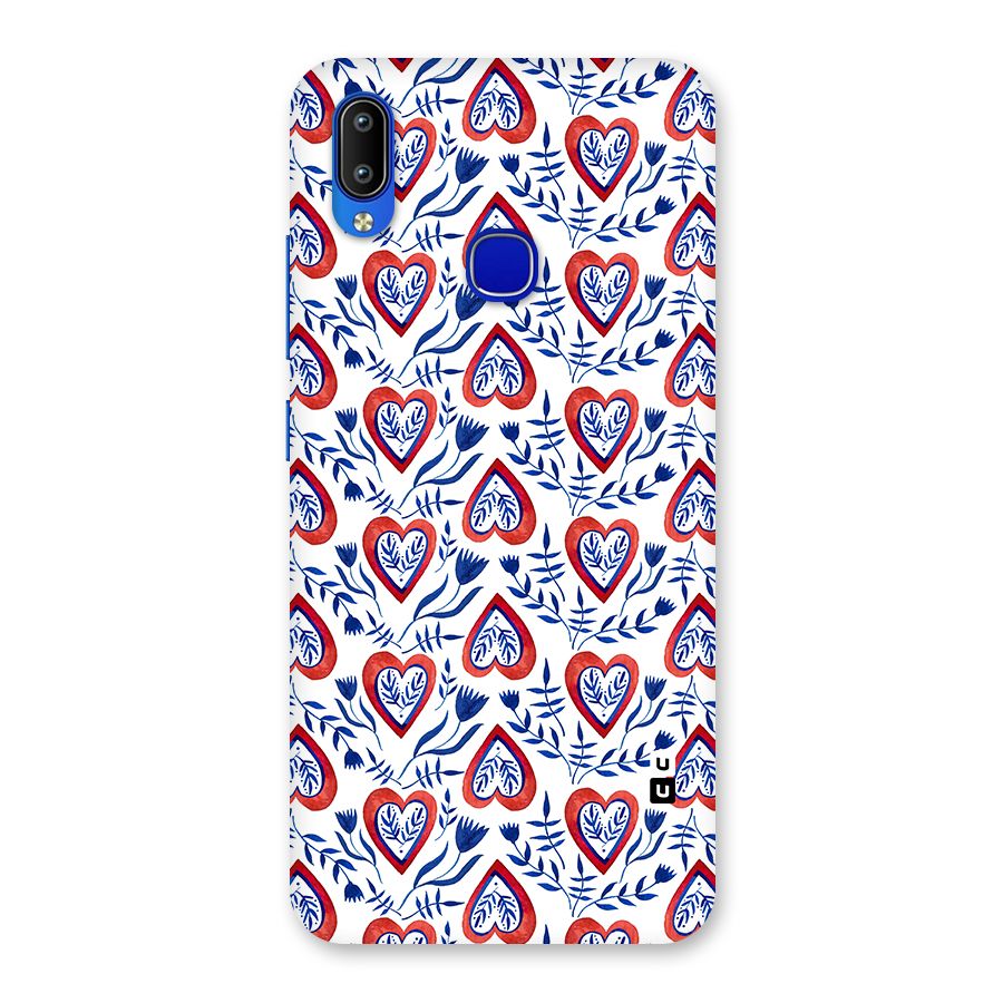 Wrapping Hearts Pattern Back Case for Vivo Y91