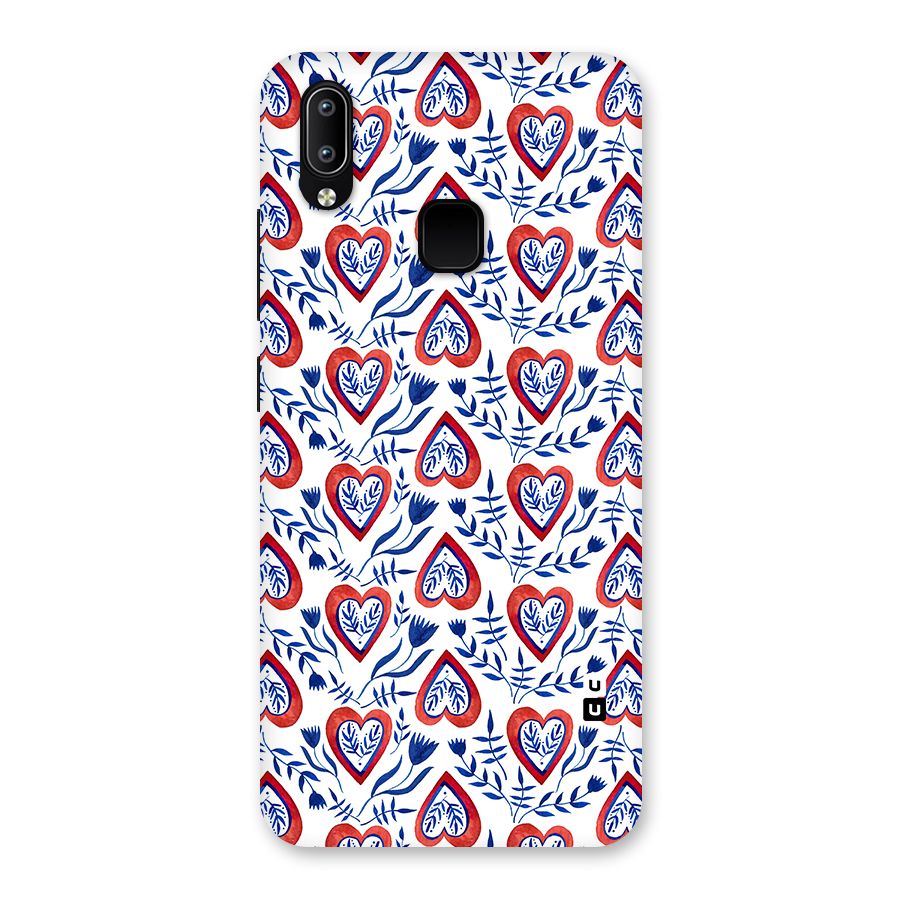 Wrapping Hearts Pattern Back Case for Vivo Y93