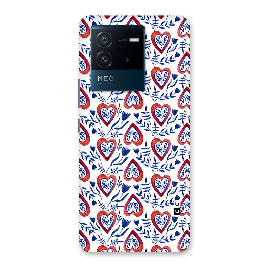 Wrapping Hearts Pattern Back Case for Vivo iQOO Neo 6 5G