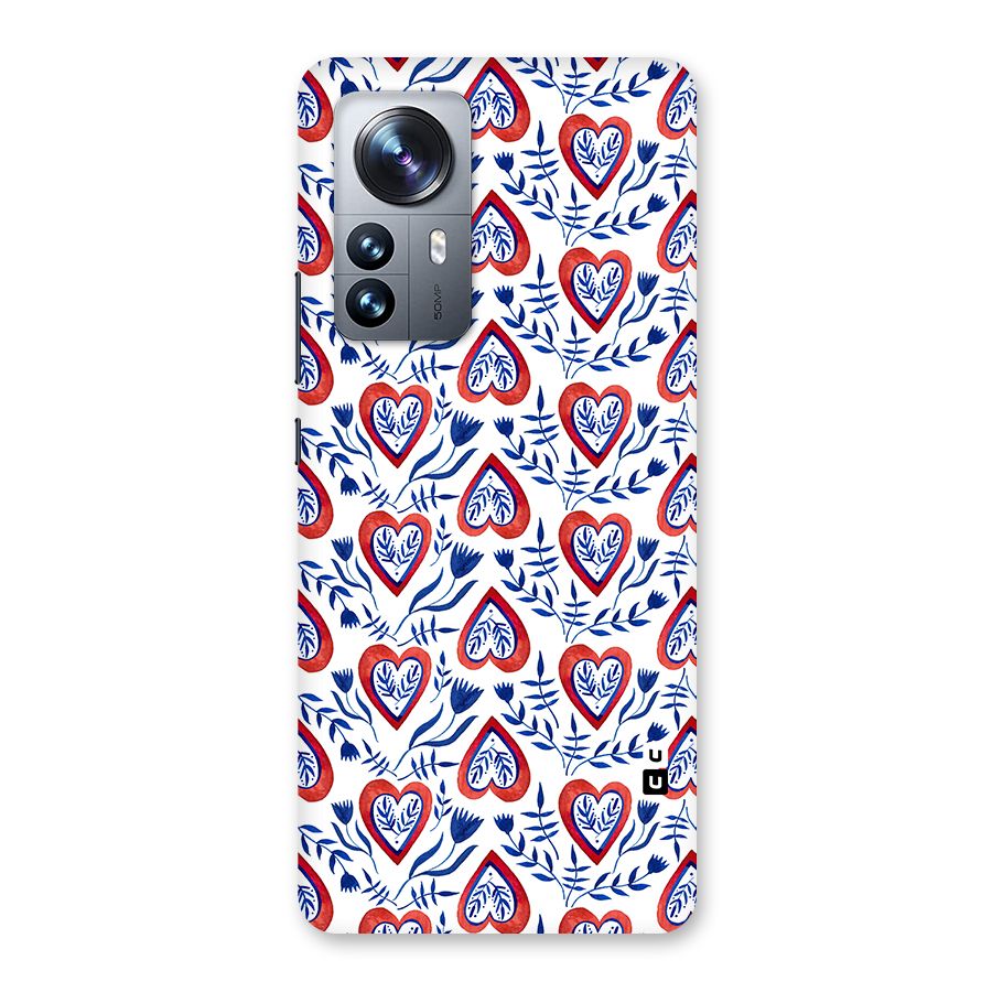 Wrapping Hearts Pattern Back Case for Xiaomi 12 Pro