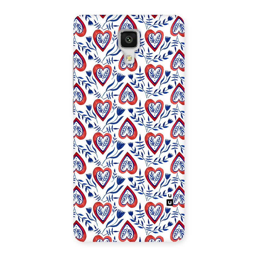 Wrapping Hearts Pattern Back Case for Xiaomi Mi 4