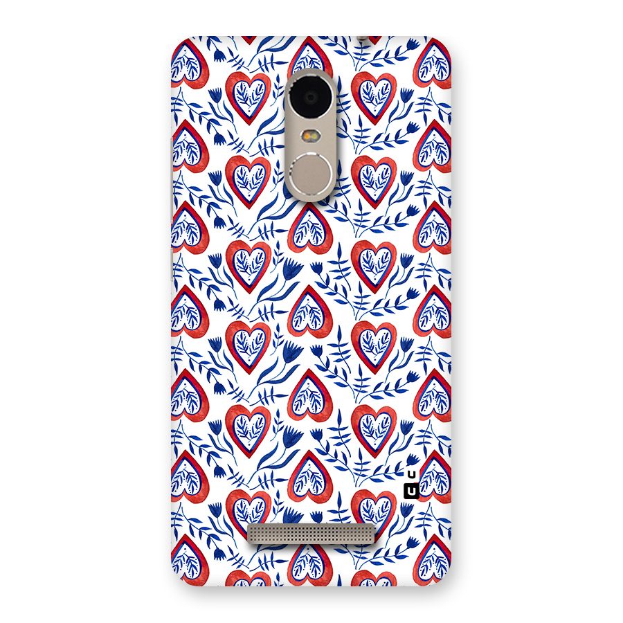 Wrapping Hearts Pattern Back Case for Xiaomi Redmi Note 3