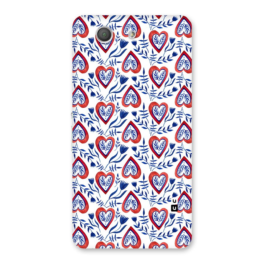 Wrapping Hearts Pattern Back Case for Xperia Z3 Compact