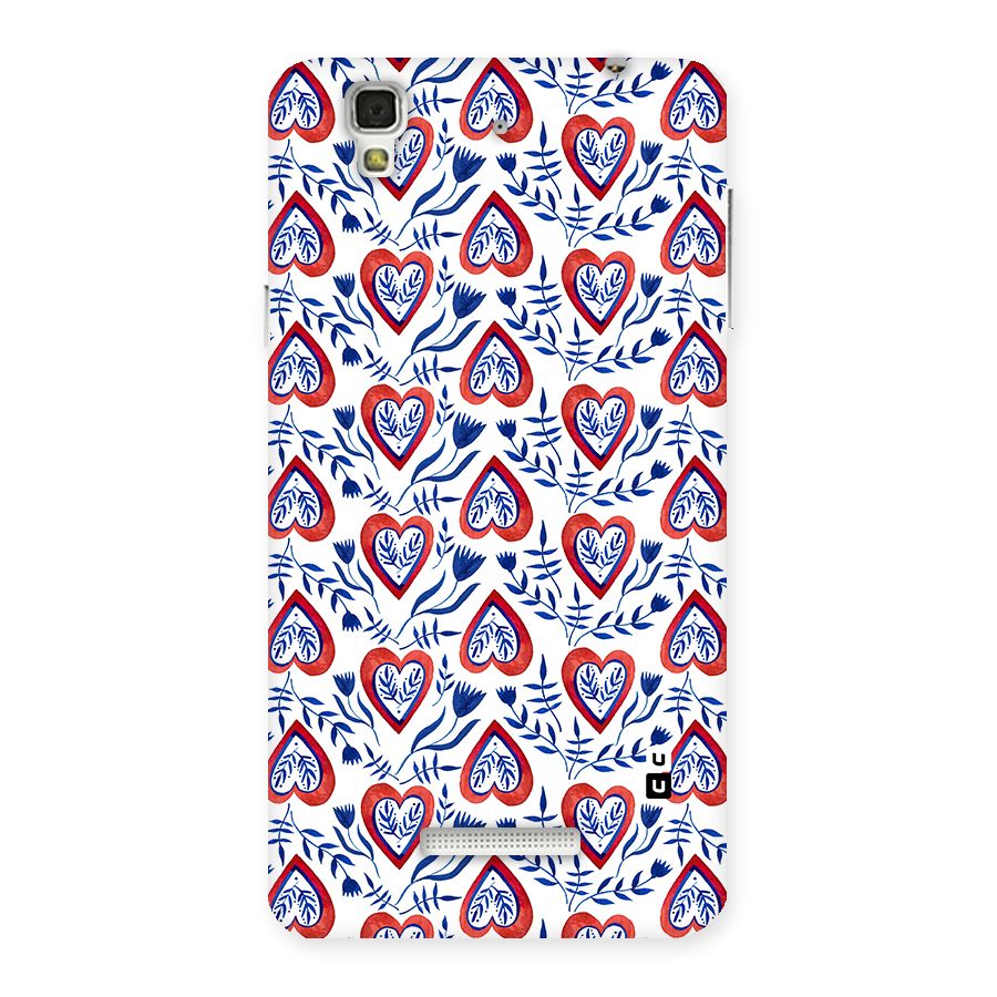 Wrapping Hearts Pattern Back Case for YU Yureka Plus