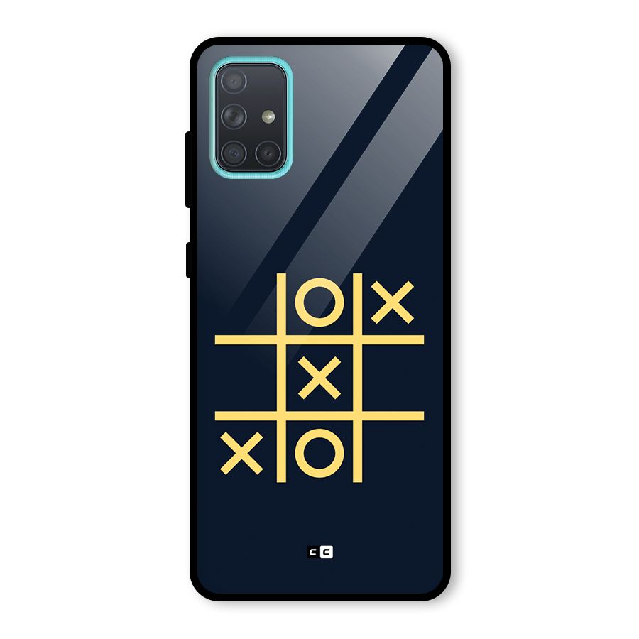 XOXO Winner Glass Back Case for Galaxy A71