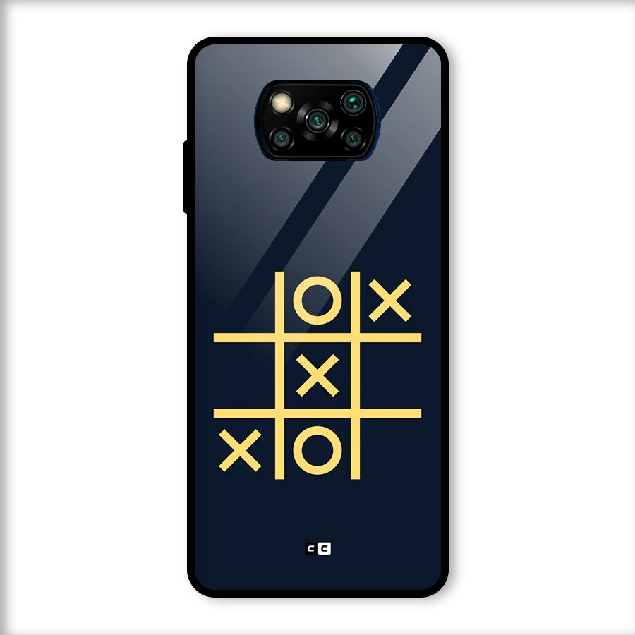 XOXO Winner Glass Back Case for Poco X3