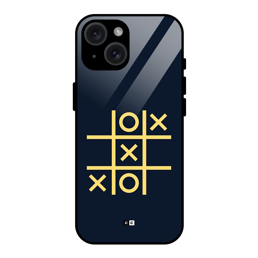 XOXO Winner Glass Back Case for iPhone 15