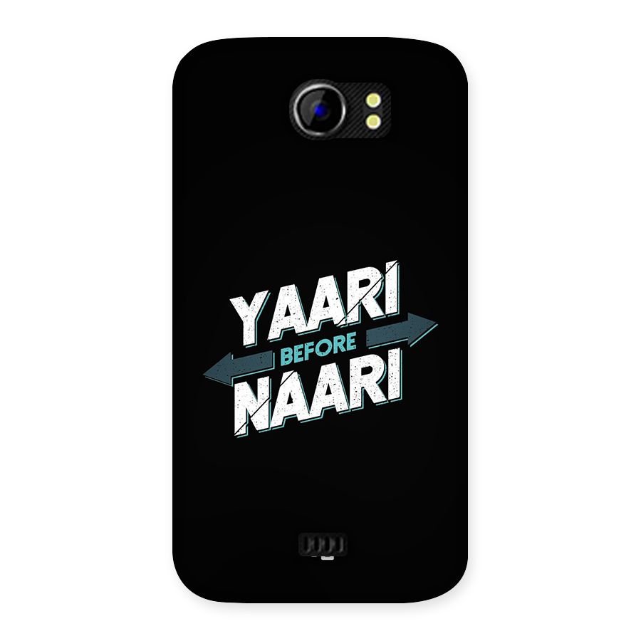 Yaari Naari Back Case for Canvas 2 A110