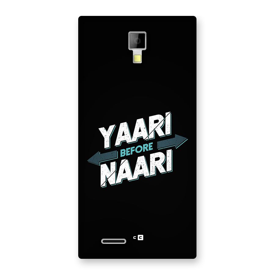 Yaari Naari Back Case for Canvas Xpress A99