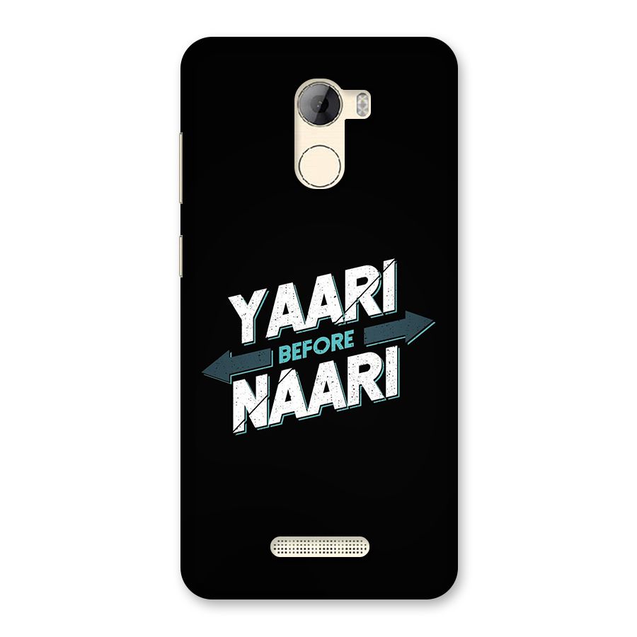Yaari Naari Back Case for Gionee A1 LIte