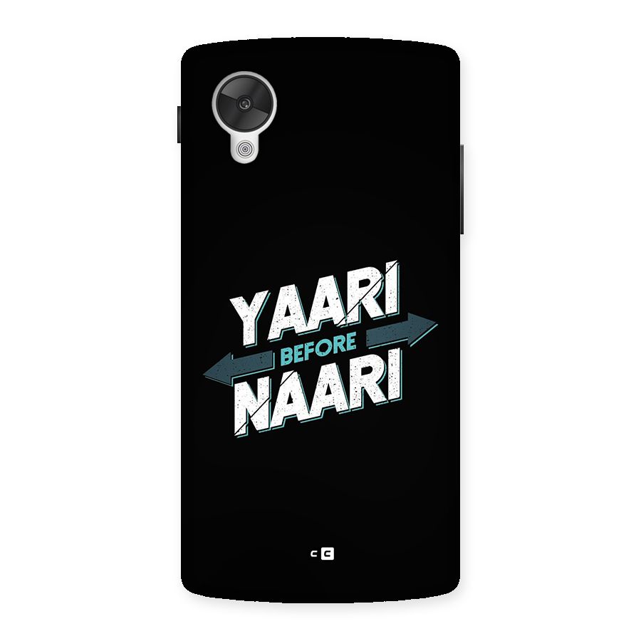 Yaari Naari Back Case for Google Nexus 5