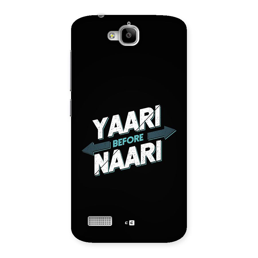 Yaari Naari Back Case for Honor Holly