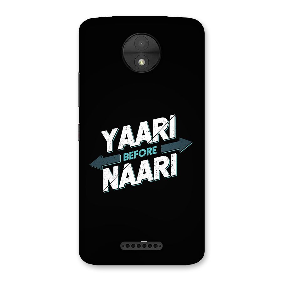 Yaari Naari Back Case for Moto C