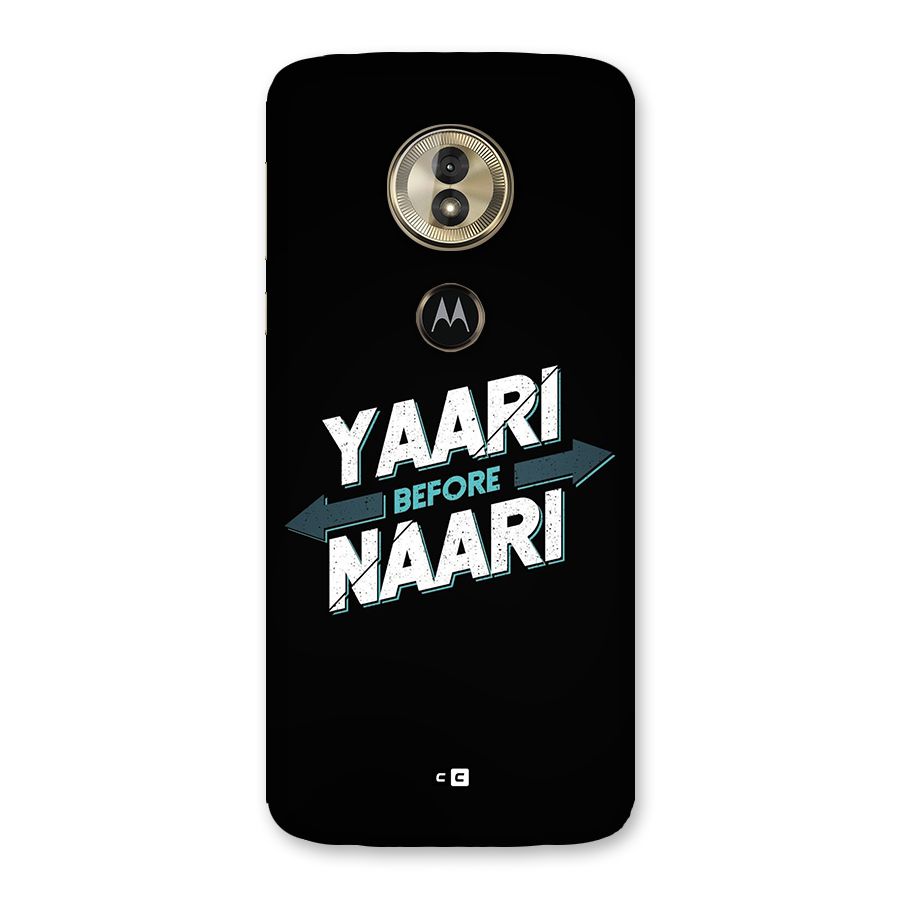 Yaari Naari Back Case for Moto G6 Play