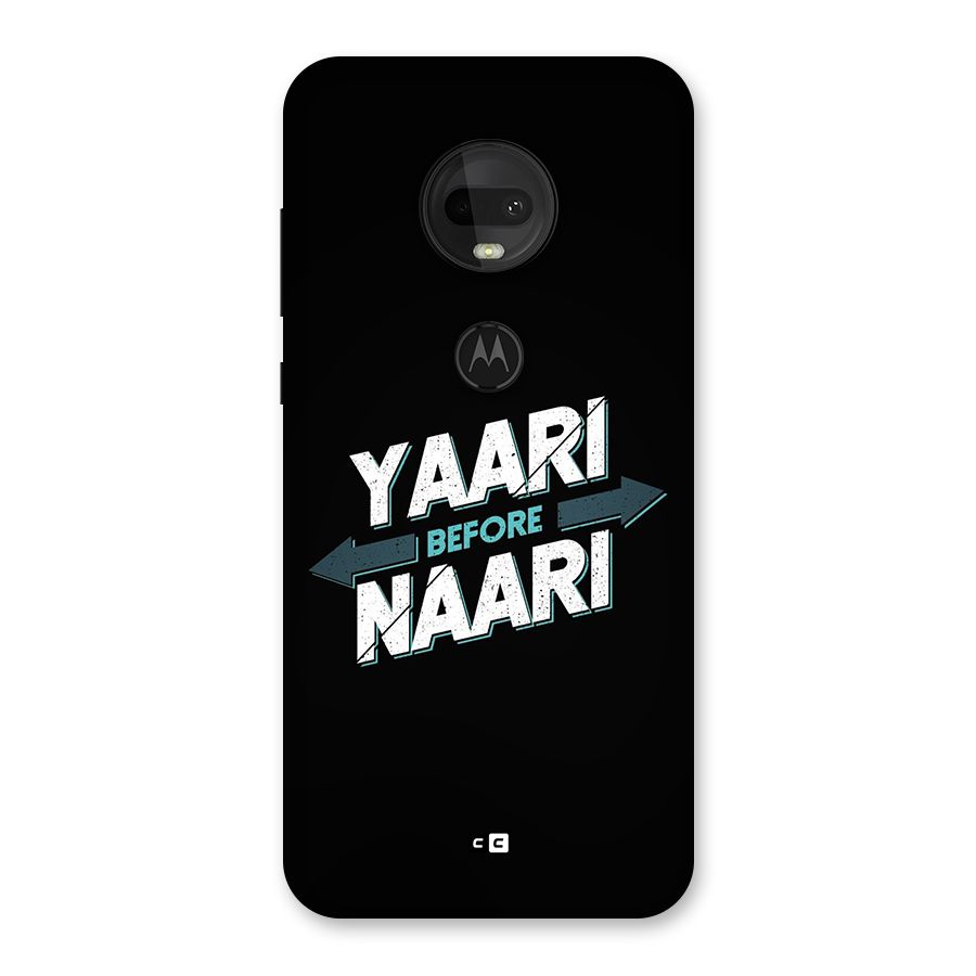 Yaari Naari Back Case for Moto G7