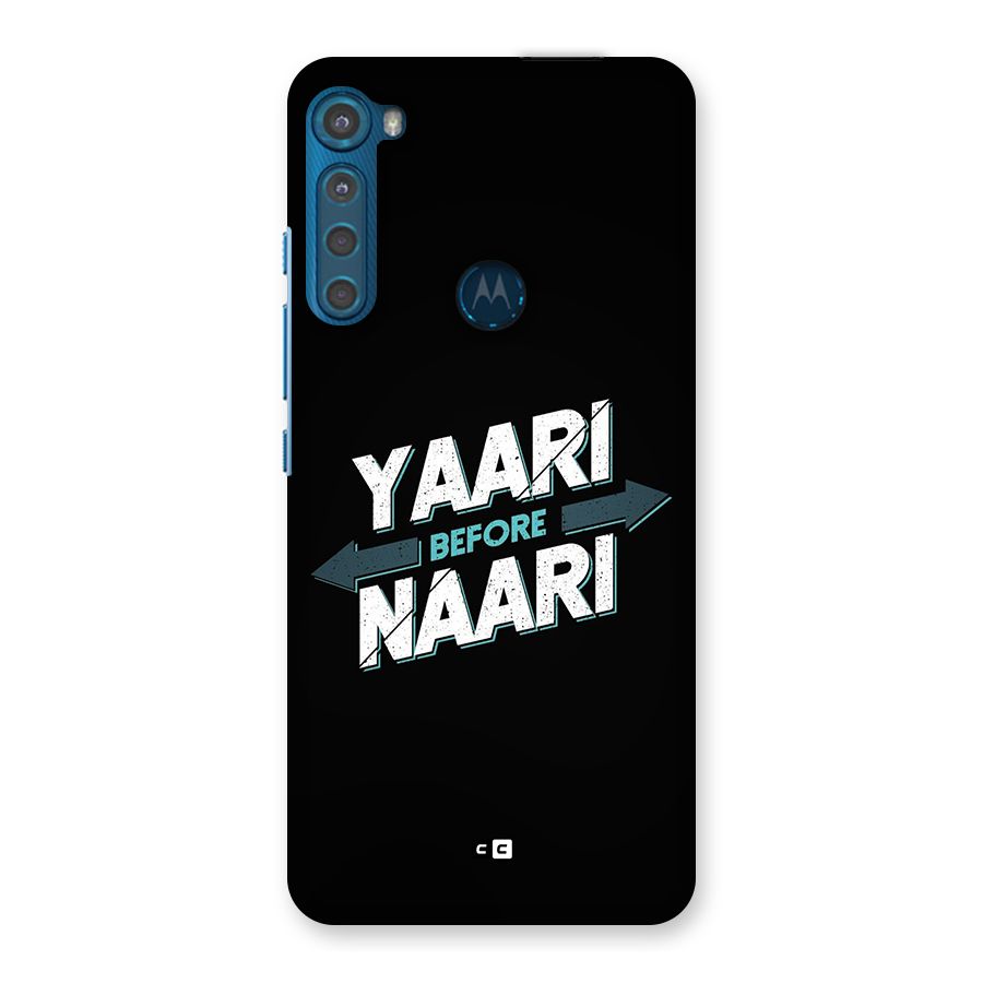 Yaari Naari Back Case for Motorola One Fusion Plus