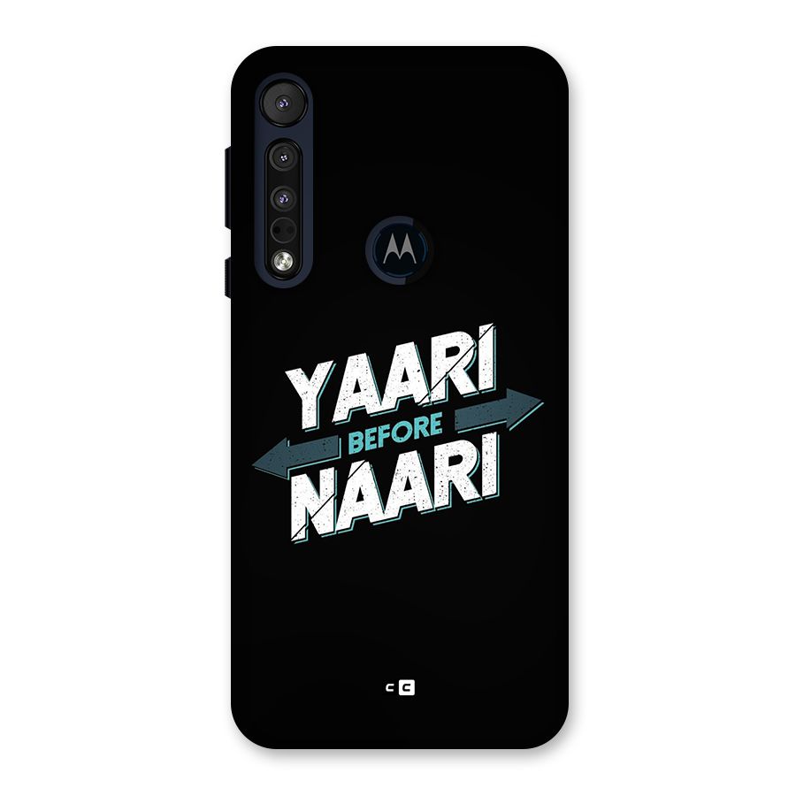 Yaari Naari Back Case for Motorola One Macro