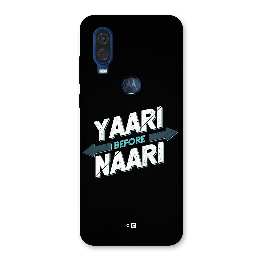 Yaari Naari Back Case for Motorola One Vision