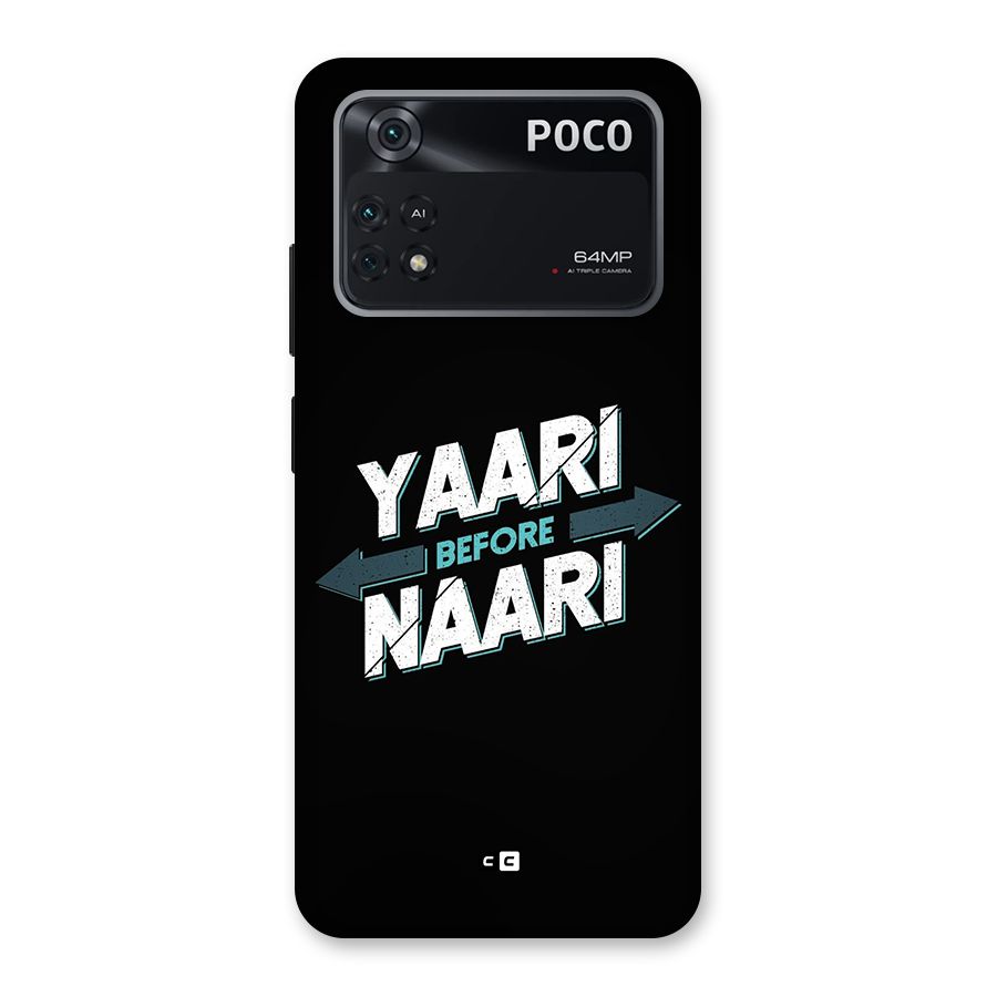 Yaari Naari Back Case for Poco M4 Pro 4G