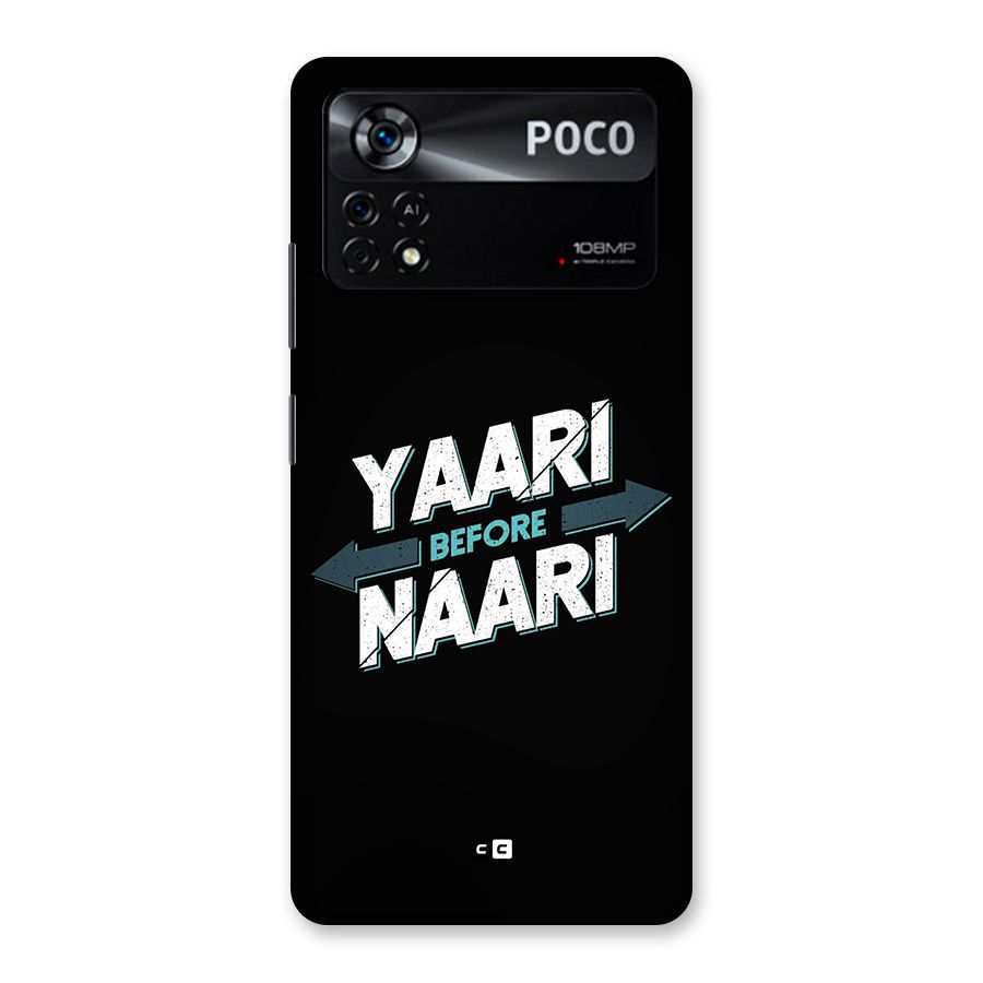 Yaari Naari Back Case for Poco X4 Pro 5G
