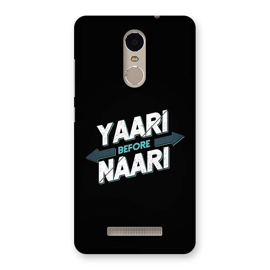 Yaari Naari Back Case for Redmi Note 3