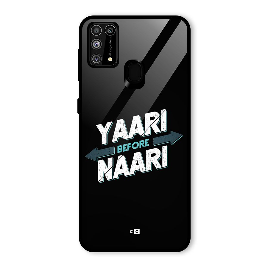 Yaari Naari Glass Back Case for Galaxy F41