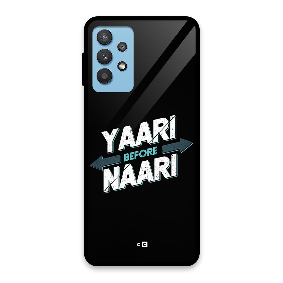 Yaari Naari Glass Back Case for Galaxy M32 5G