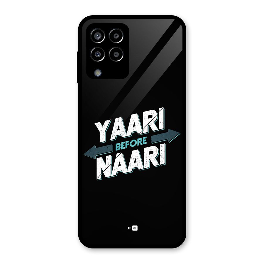 Yaari Naari Glass Back Case for Galaxy M33