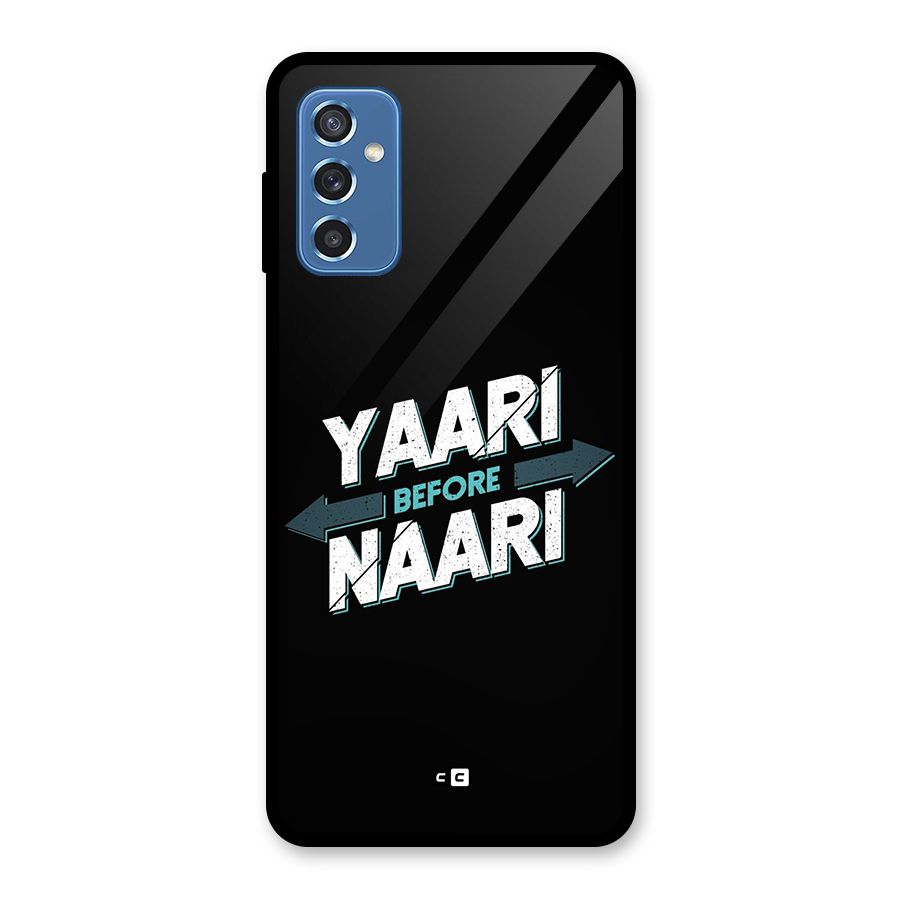 Yaari Naari Glass Back Case for Galaxy M52 5G