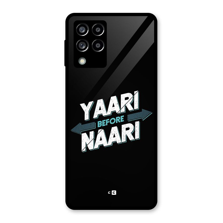 Yaari Naari Glass Back Case for Galaxy M53 5G