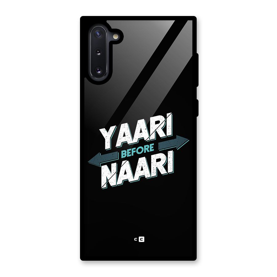 Yaari Naari Glass Back Case for Galaxy Note 10