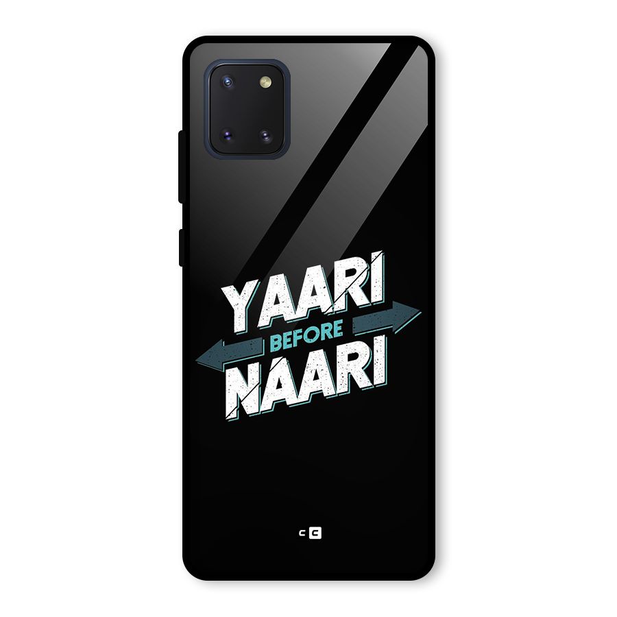 Yaari Naari Glass Back Case for Galaxy Note 10 Lite