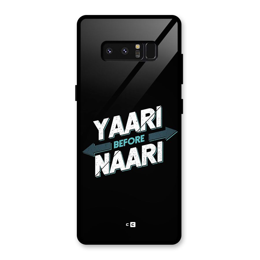 Yaari Naari Glass Back Case for Galaxy Note 8