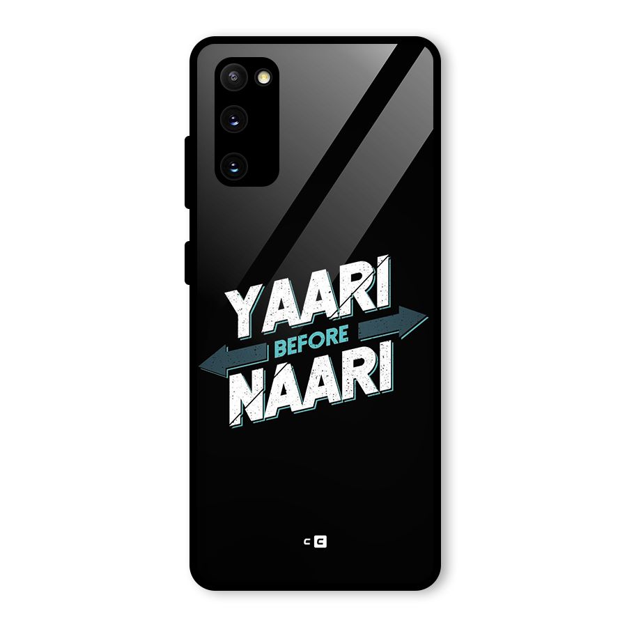 Yaari Naari Glass Back Case for Galaxy S20 FE