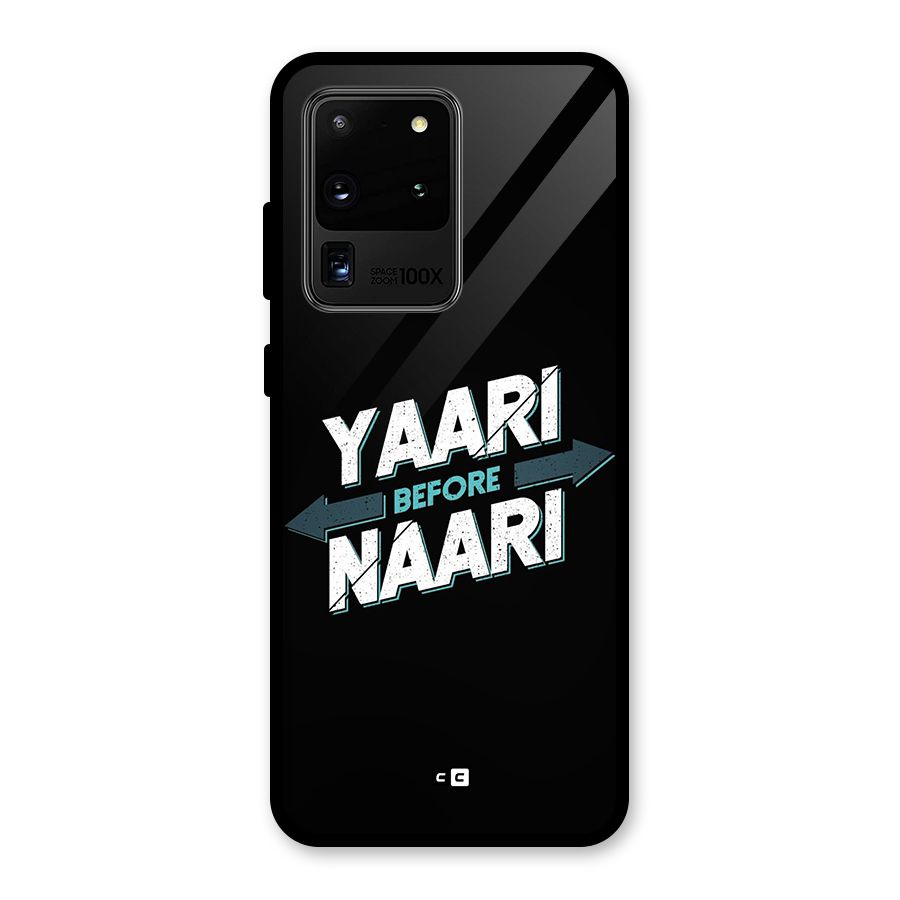 Yaari Naari Glass Back Case for Galaxy S20 Ultra