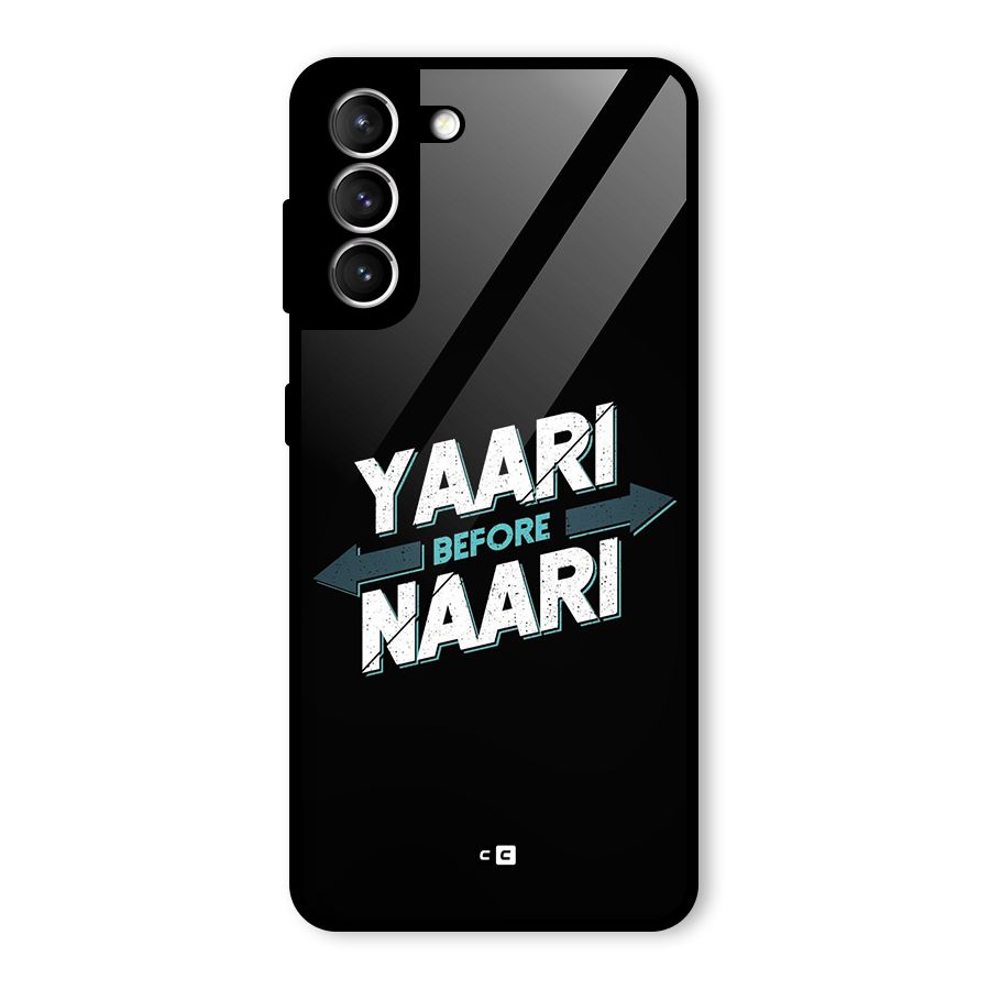 Yaari Naari Glass Back Case for Galaxy S21 5G