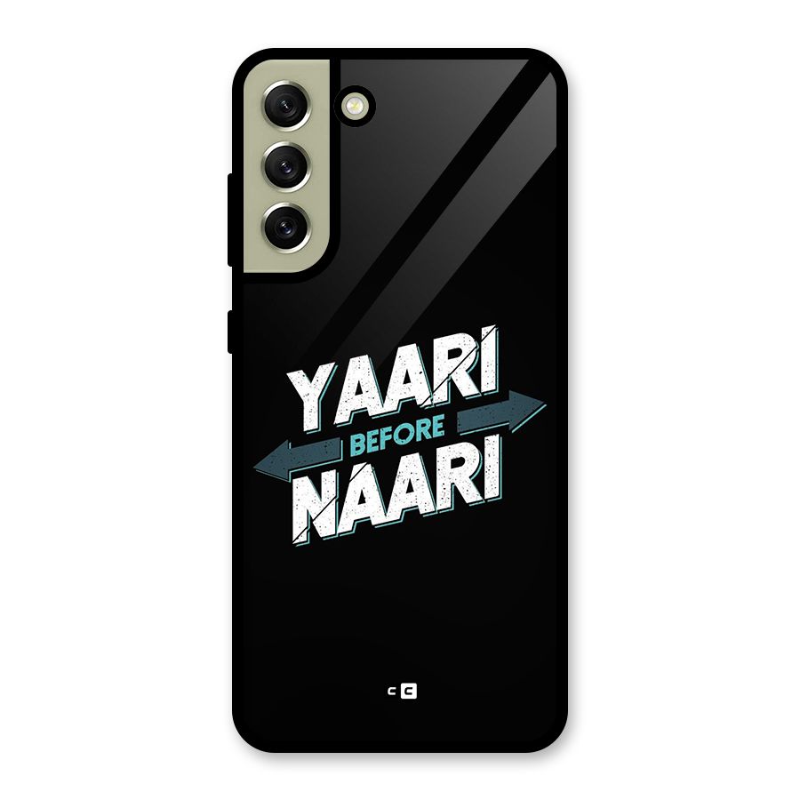 Yaari Naari Glass Back Case for Galaxy S21 FE 5G
