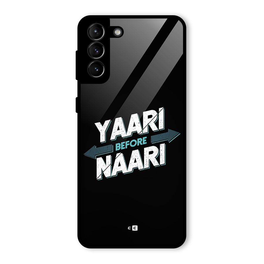 Yaari Naari Glass Back Case for Galaxy S21 Plus