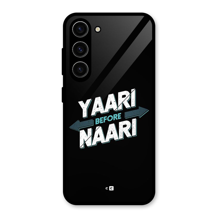 Yaari Naari Glass Back Case for Galaxy S23