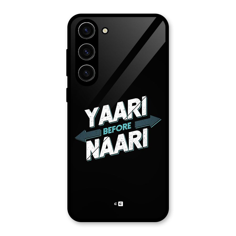 Yaari Naari Glass Back Case for Galaxy S23 Plus