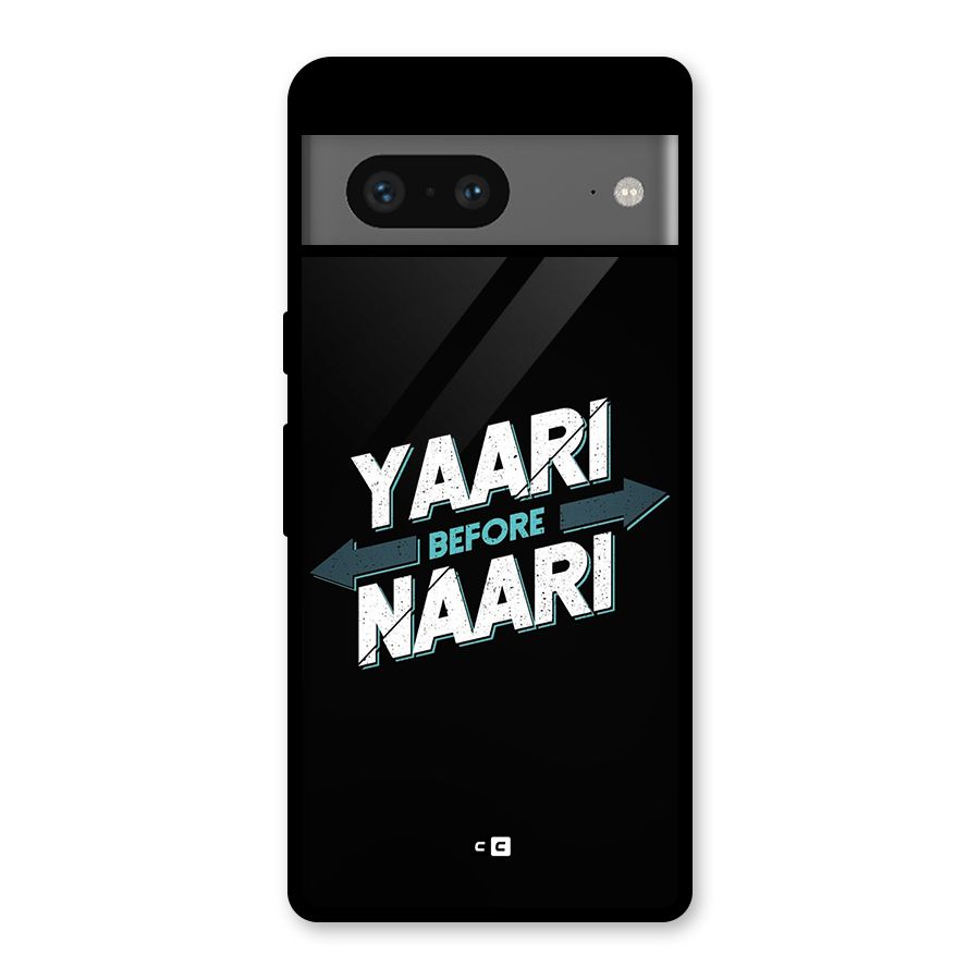 Yaari Naari Glass Back Case for Google Pixel 7