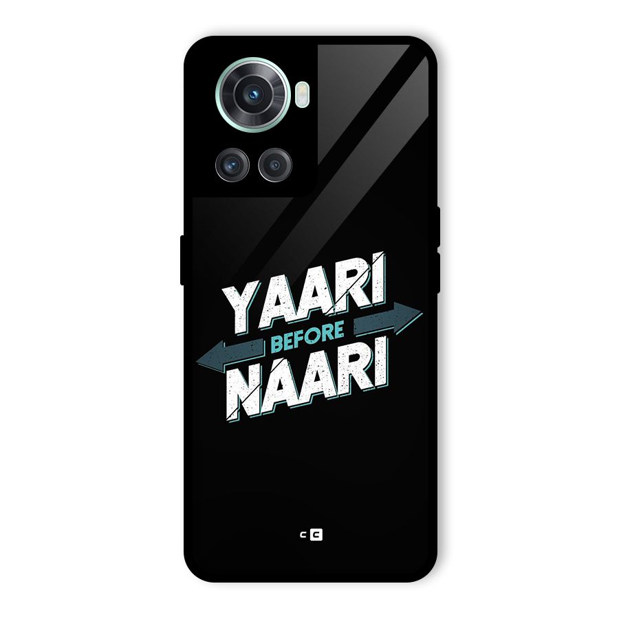Yaari Naari Glass Back Case for OnePlus 10R
