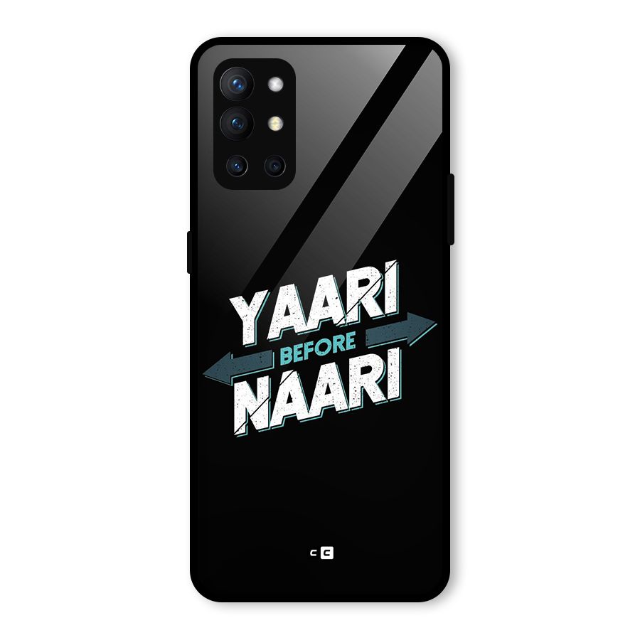 Yaari Naari Glass Back Case for OnePlus 9R