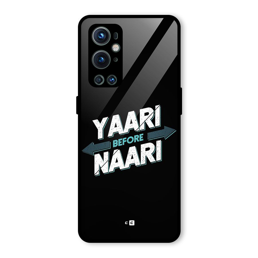 Yaari Naari Glass Back Case for OnePlus 9 Pro