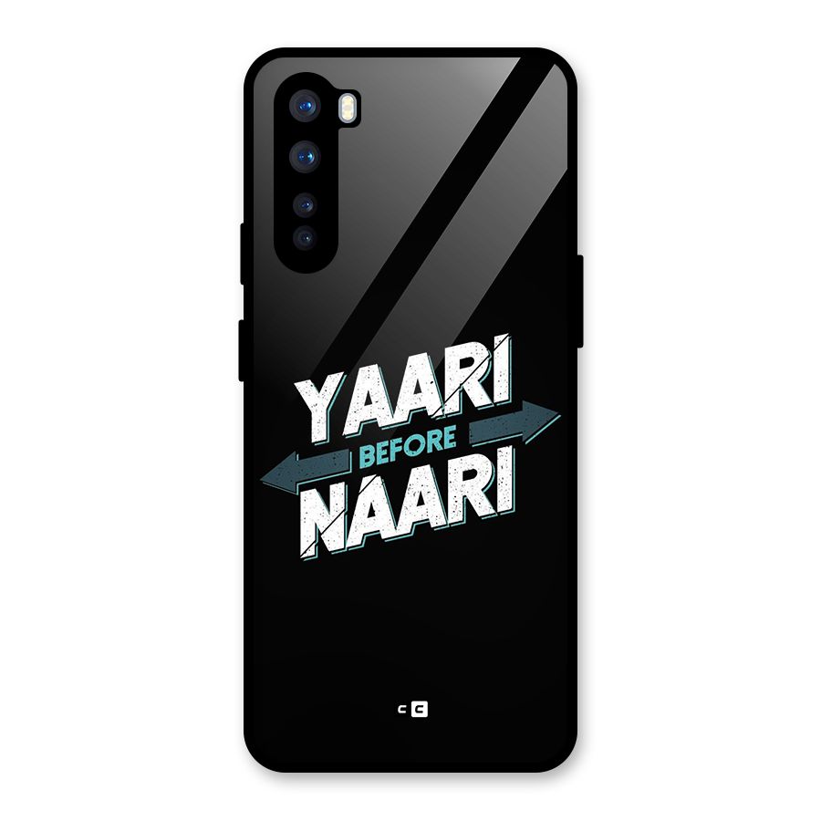 Yaari Naari Glass Back Case for OnePlus Nord